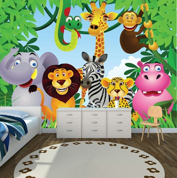 Jungle Kids wallpaper - We make children