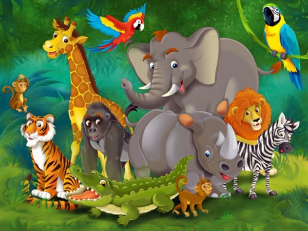 Jungle Kids wallpaper - We make children Jungle Kids wallpaper - We make children