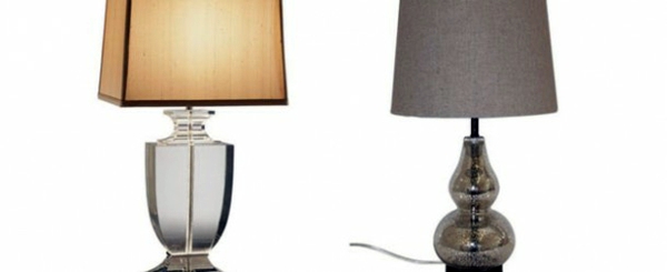 Art - Contemporary table lamps made of glass - wonderful lighting at home
