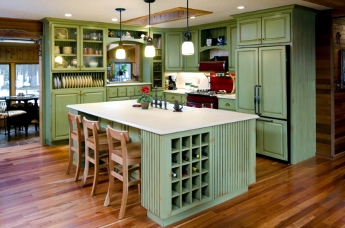 Decoration and craft ideas for old kitchen cabinets
