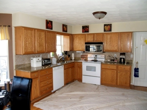 Decoration and craft ideas for old kitchen cabinets
