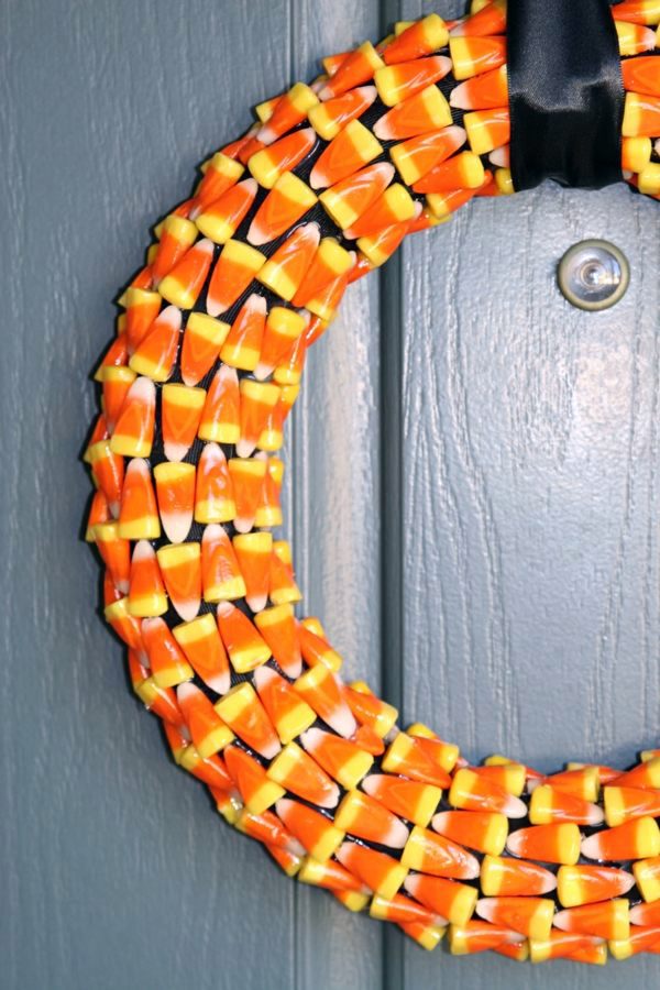 Craft Ideas for Halloween Door Wreath Craft Ideas for Halloween Door Wreath