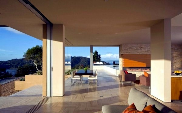 A modern house with views of San Francisco A modern house with views of San Francisco