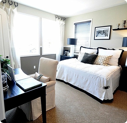 Decoration ideas for the guest room with double function