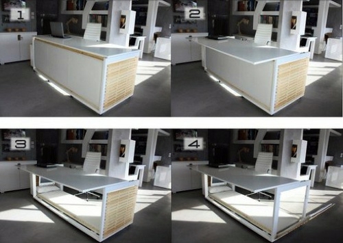The dream job redefined: Original Desk Bed of Athanasia Leivaditou
