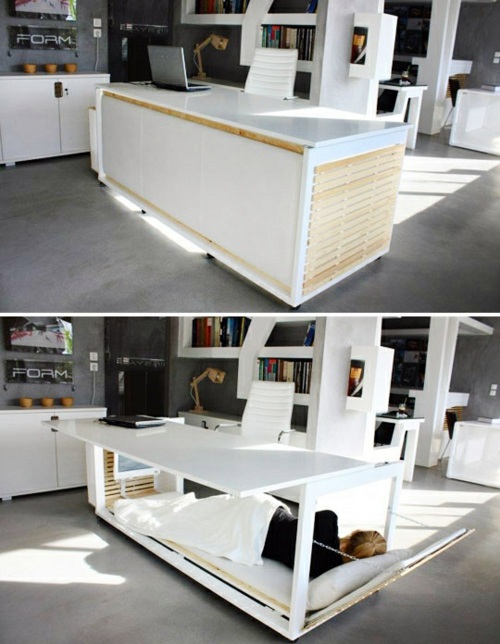 The dream job redefined: Original Desk Bed of Athanasia Leivaditou