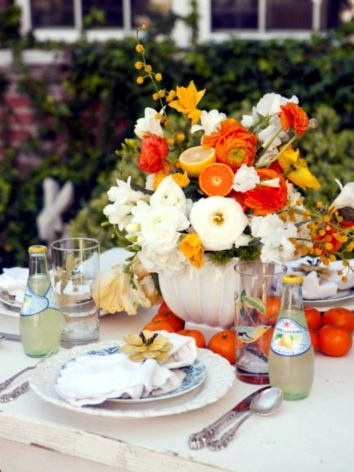 41 great table decoration ideas for Mother make yourself