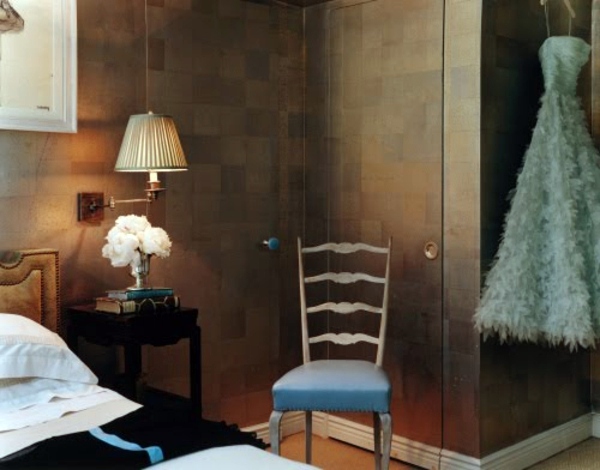 20 Cool ideas to transform your walls in Metallic and Brilliant walls