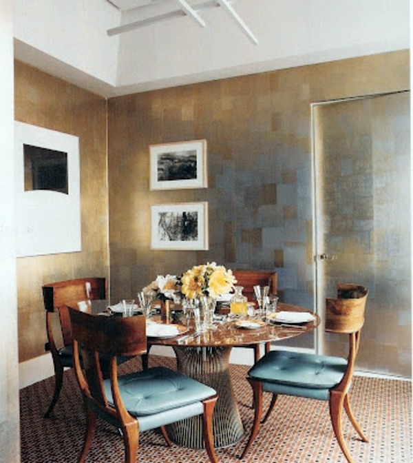 20 Cool ideas to transform your walls in Metallic and Brilliant walls