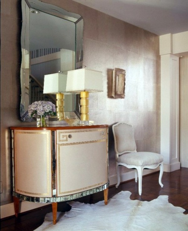 20 Cool ideas to transform your walls in Metallic and Brilliant walls
