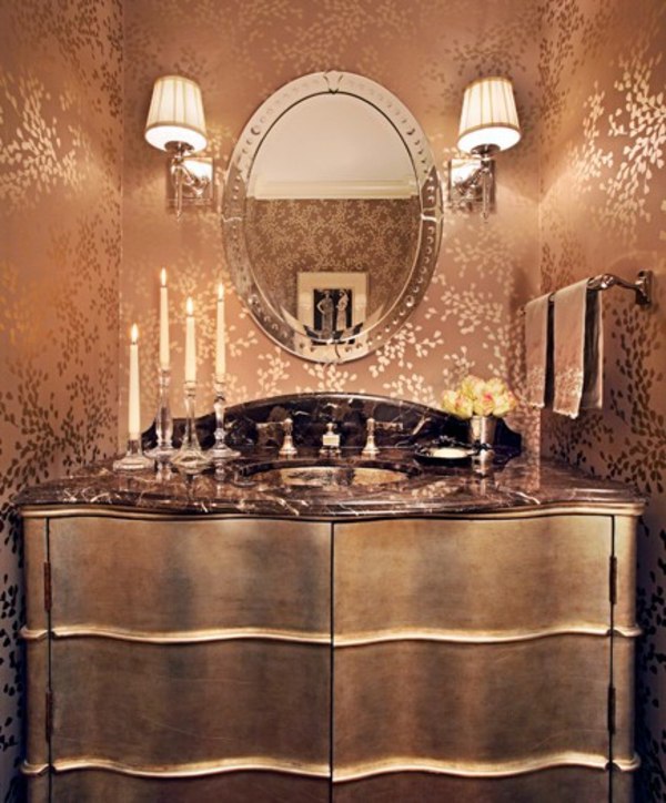 20 Cool ideas to transform your walls in Metallic and Brilliant walls
