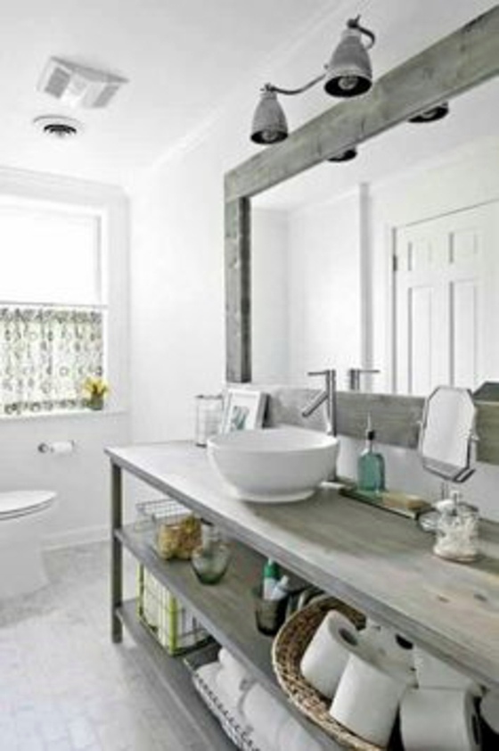 Rustic Bathroom Ideas - Would you set up your bathroom in a country style?