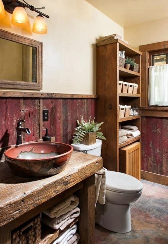Rustic Bathroom Ideas – Would you set up your bathroom in a country