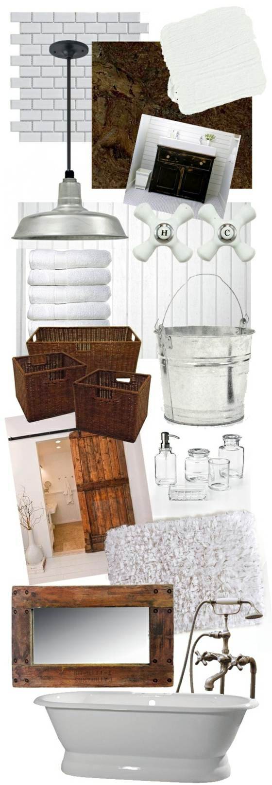 Rustic Bathroom Ideas - Would you set up your bathroom in a country style?