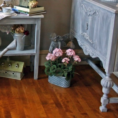 Vintage fresh garden room - shabby elegance and natural beautiful ambience