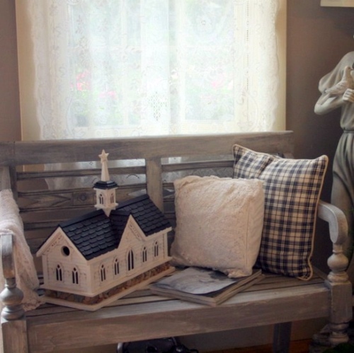 Vintage fresh garden room - shabby elegance and natural beautiful ambience