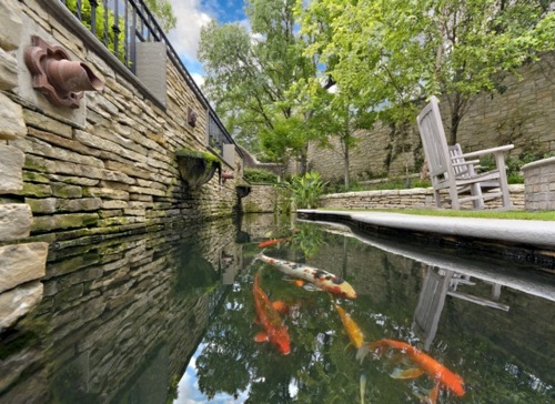 Creating a koi pond in the garden - typical extra for the Asian and tropical-inspired ambiance Garden & Plants