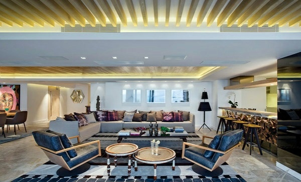 Designer newly designed apartment on the Atlantic Ocean by Antoni Associates
