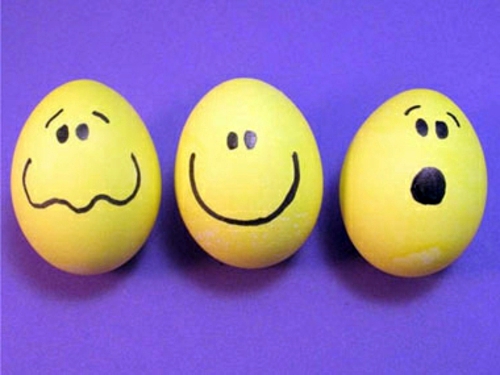 Osterdeko basteln - Easter crafts with toddlers