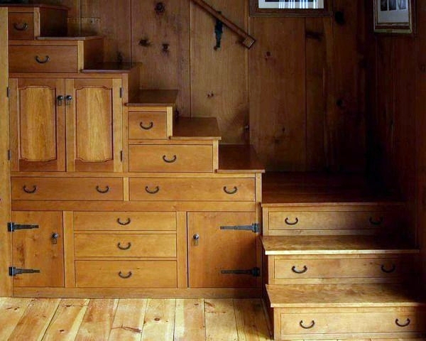 Created by stairs drawers plenty of storage space - stairs in the trend