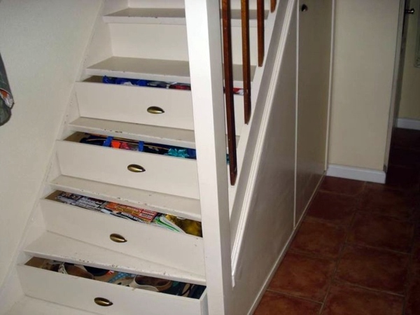 Created by stairs drawers plenty of storage space - stairs in the trend