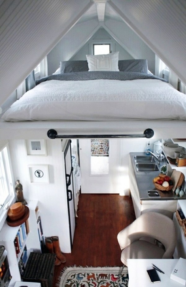 Triangular windows darken - window blinds or window films apply
