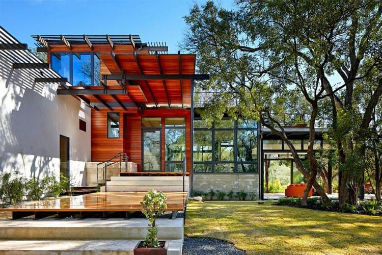 Moderne Architektur - Green Lantern residence in Texas - a great example of sustainable architecture Moderne Architektur - Green Lantern residence in Texas - a great example of sustainable architecture