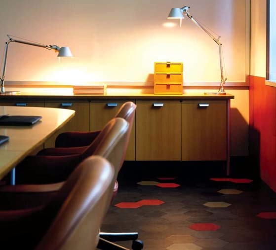 Leather fabric for interior design of Spinneybeck