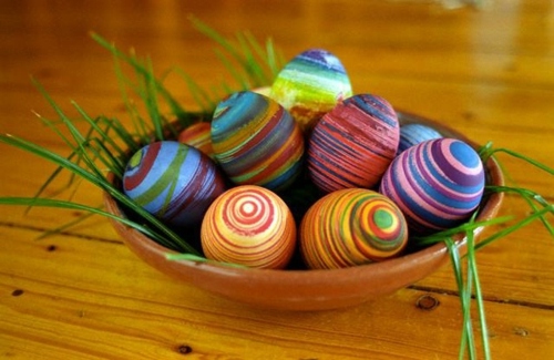 Some ideas for beautiful Easter eggs