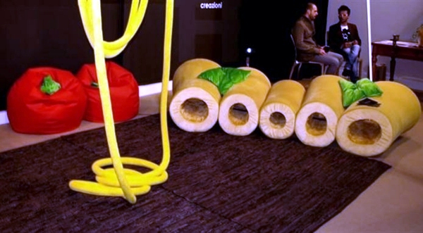 Cool upholstered furniture inspired by the food