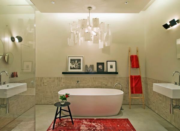 Original décor ideas in the bathroom - how to keep your towels with style