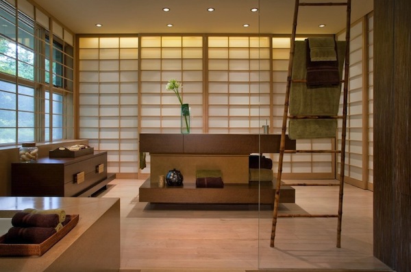 Original décor ideas in the bathroom - how to keep your towels with style