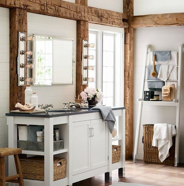Original décor ideas in the bathroom - how to keep your towels with style