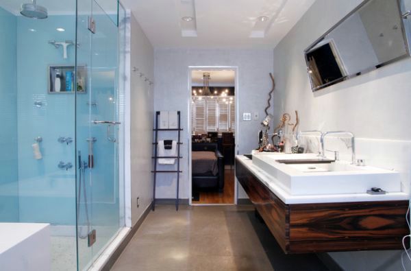 Original décor ideas in the bathroom - how to keep your towels with style