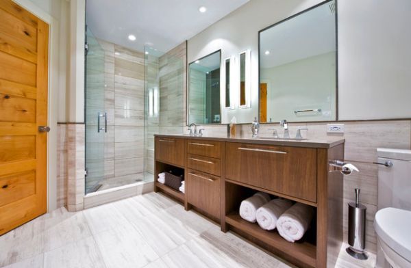 Original décor ideas in the bathroom - how to keep your towels with style