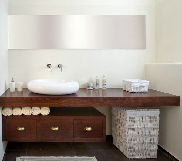Original décor ideas in the bathroom - how to keep your towels with style
