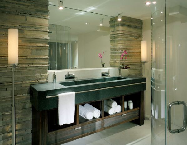 Original décor ideas in the bathroom - how to keep your towels with style