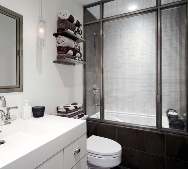 Original décor ideas in the bathroom - how to keep your towels with style