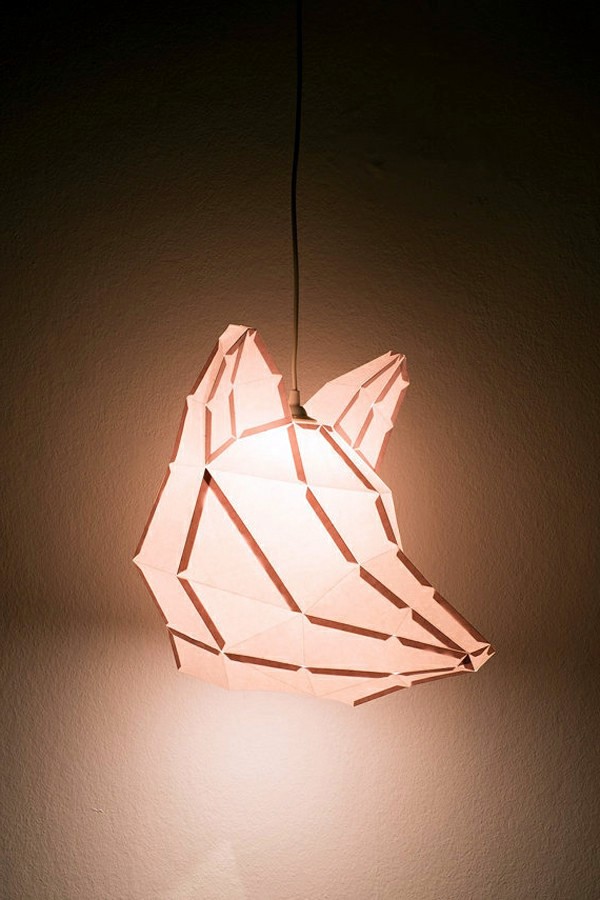 Original lampshade design in animal form