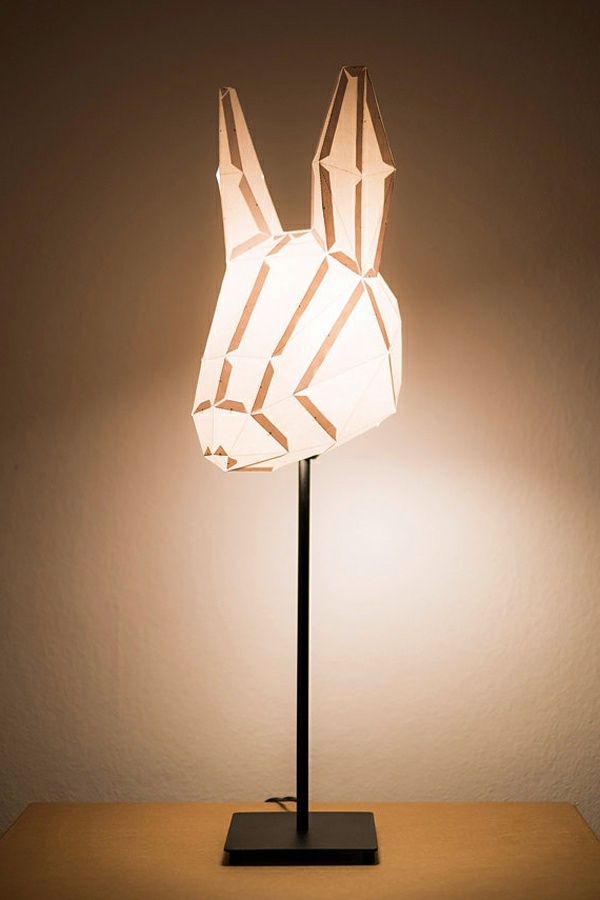 Original lampshade design in animal form