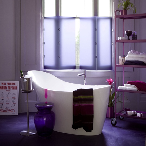 Try purple color scheme for the residential facility