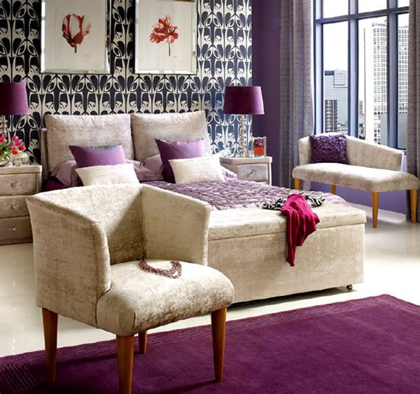 Try purple color scheme for the residential facility