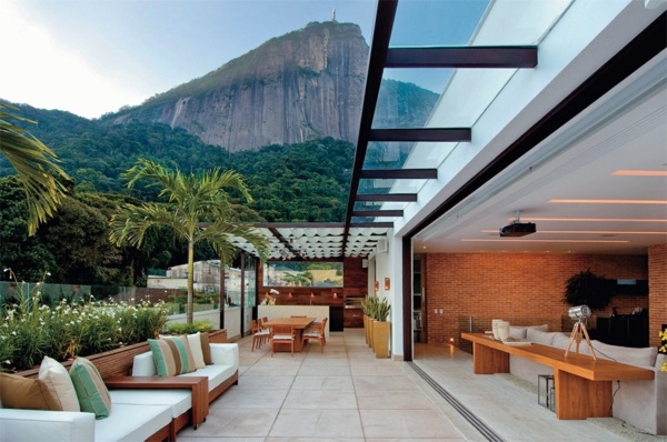 Indoor plants on the terrace - green decorating ideas with a twist