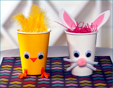 Craft ideas with Easter bunnies for home and garden