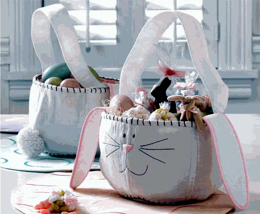 Craft ideas with Easter bunnies for home and garden Craft ideas with Easter bunnies for home and garden