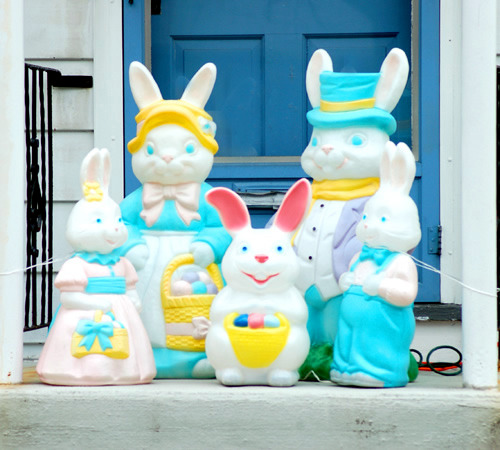 Craft ideas with Easter bunnies for home and garden Craft ideas with Easter bunnies for home and garden