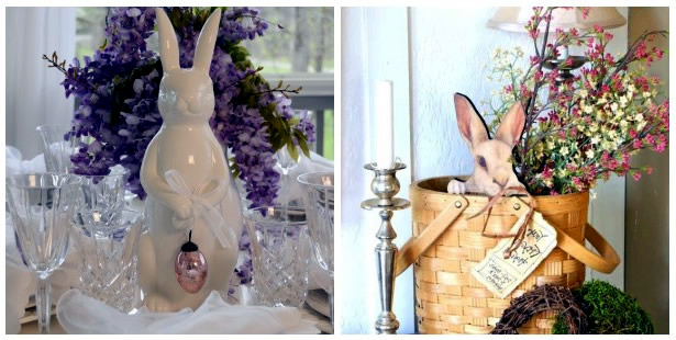 Craft ideas with Easter bunnies for home and garden Craft ideas with Easter bunnies for home and garden