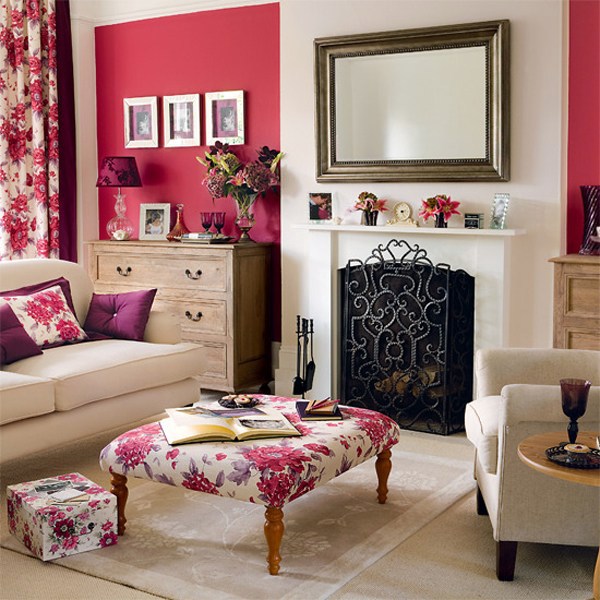 Modern red means - enjoy an energetic atmosphere