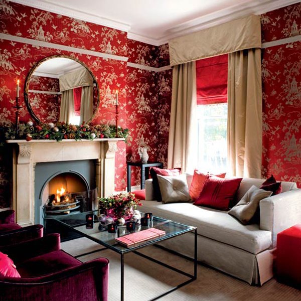 Modern red means - enjoy an energetic atmosphere