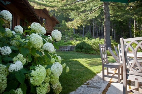 Landscape architecture and design with sustainably harvested timber from Maine